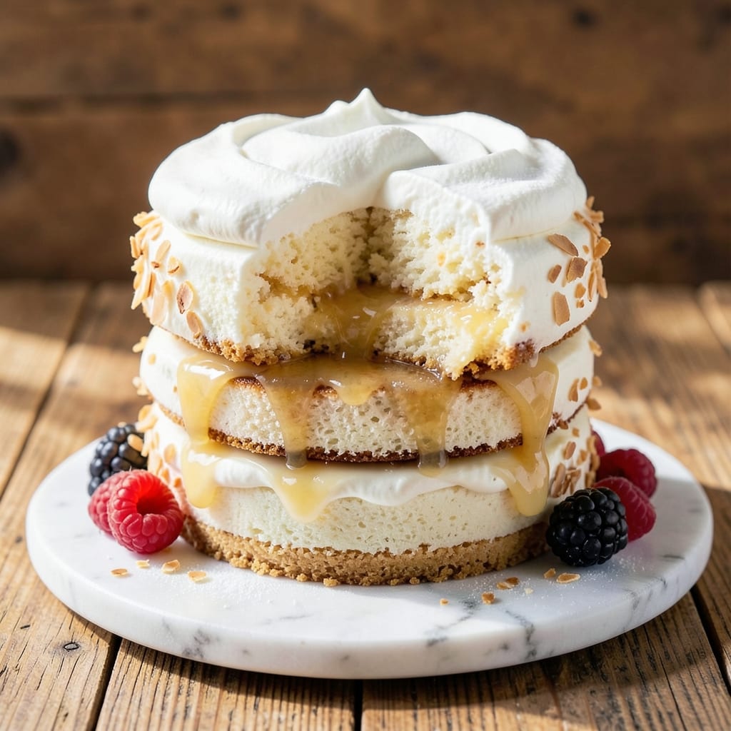 3 Layer Tres Leches Cake Recipe: Soaked-in-Cream Dream With Vanilla Swirls