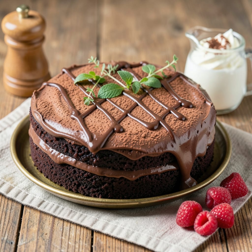 One-Pan Chocolate Cake Recipe: Fudgy Core and Crispy Top in 30 Minutes