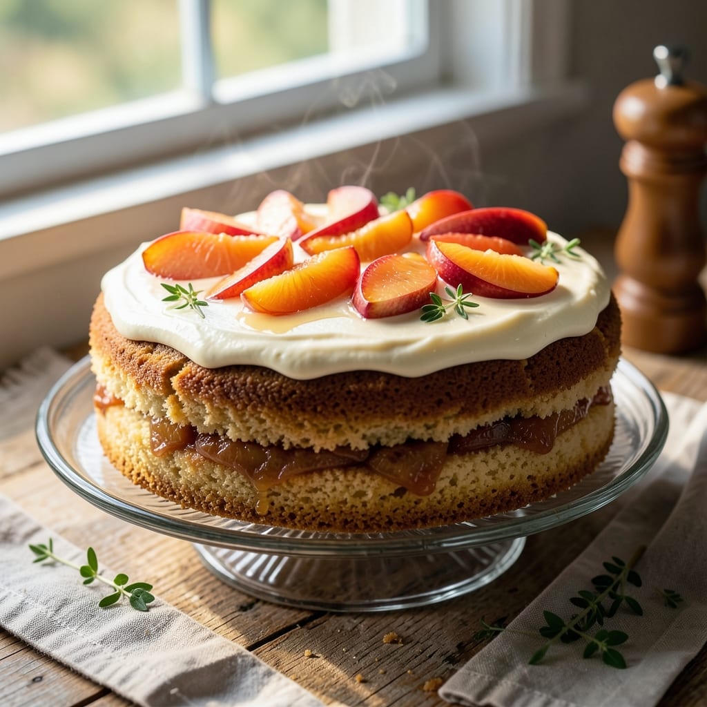 Aldi Peach Cake Recipe: Peachy Swirls and Buttery Crust Magic