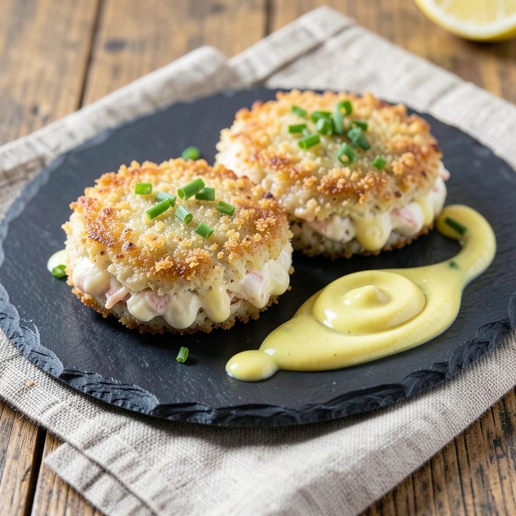 Alex Guarnaschelli's Crab Cakes Recipe: Golden Crispy Crust With Zesty Lemon Aioli
