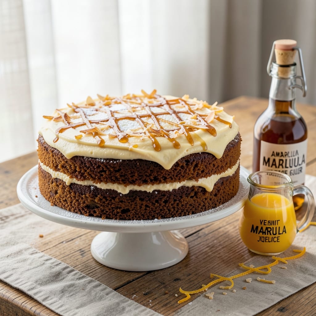 Amarula Cake Recipe: Boozy Orange Swirl With Caramelized Top