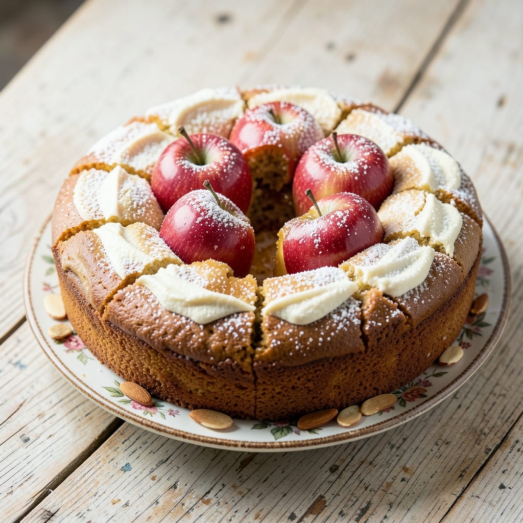 Aldi Apple Cake Recipe: Caramelized Top and Spiced Apple Filling