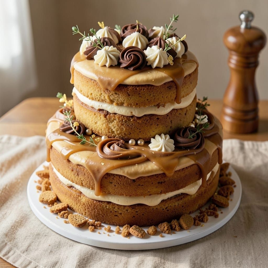 Amaretto Wedding Cake Recipe: Nutty Liqueur Swirls and Towering Elegance