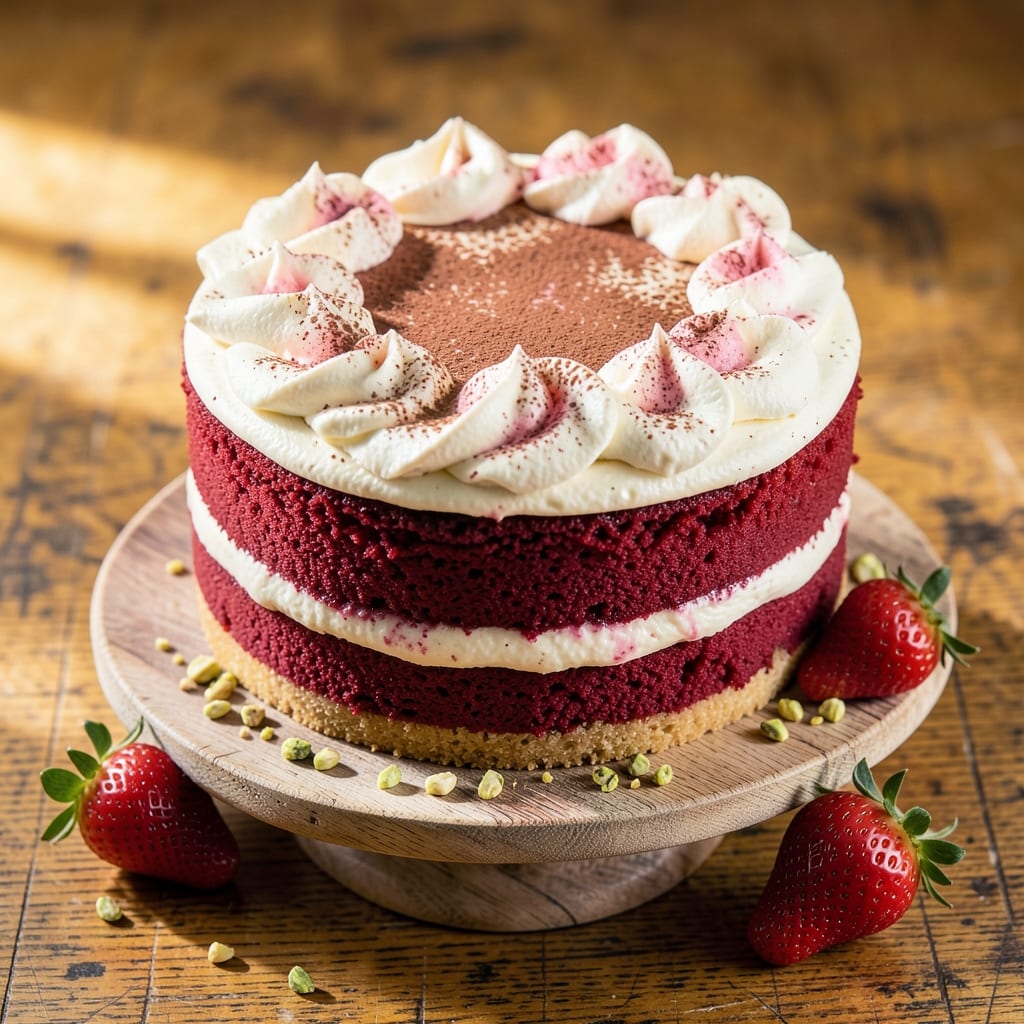10-Inch Red Velvet Cake Recipe: Moist Layers and Cream Cheese Frosting Harmony