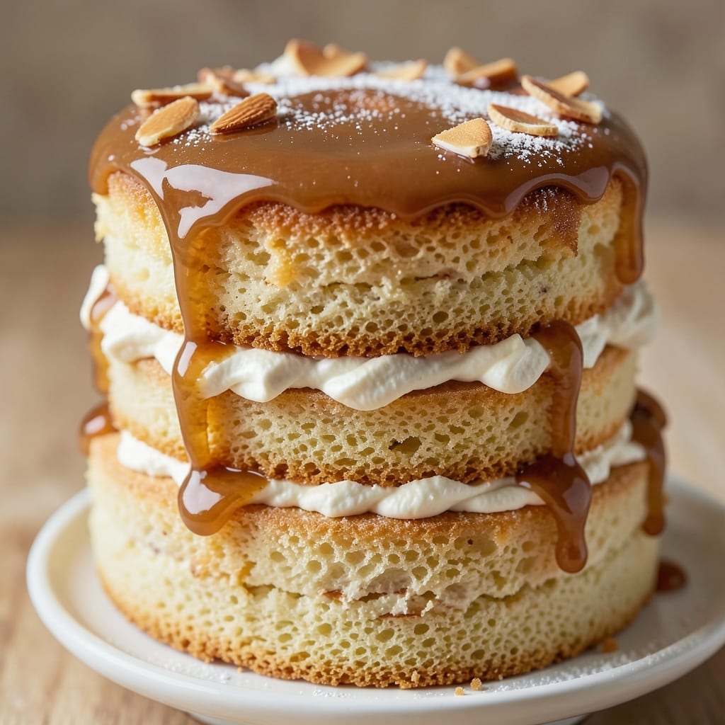Amaretto Sponge Cake Recipe: Nutty Liqueur Infusion With Light-as-Air Crispness