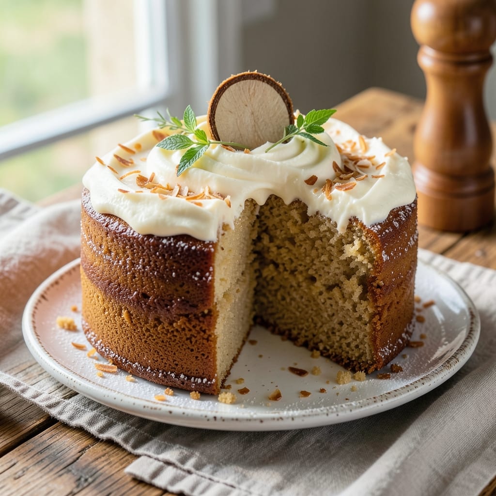 6-Inch Coconut Cake Recipe: Moist Vanilla Layers with Toasted Coconut Crunch