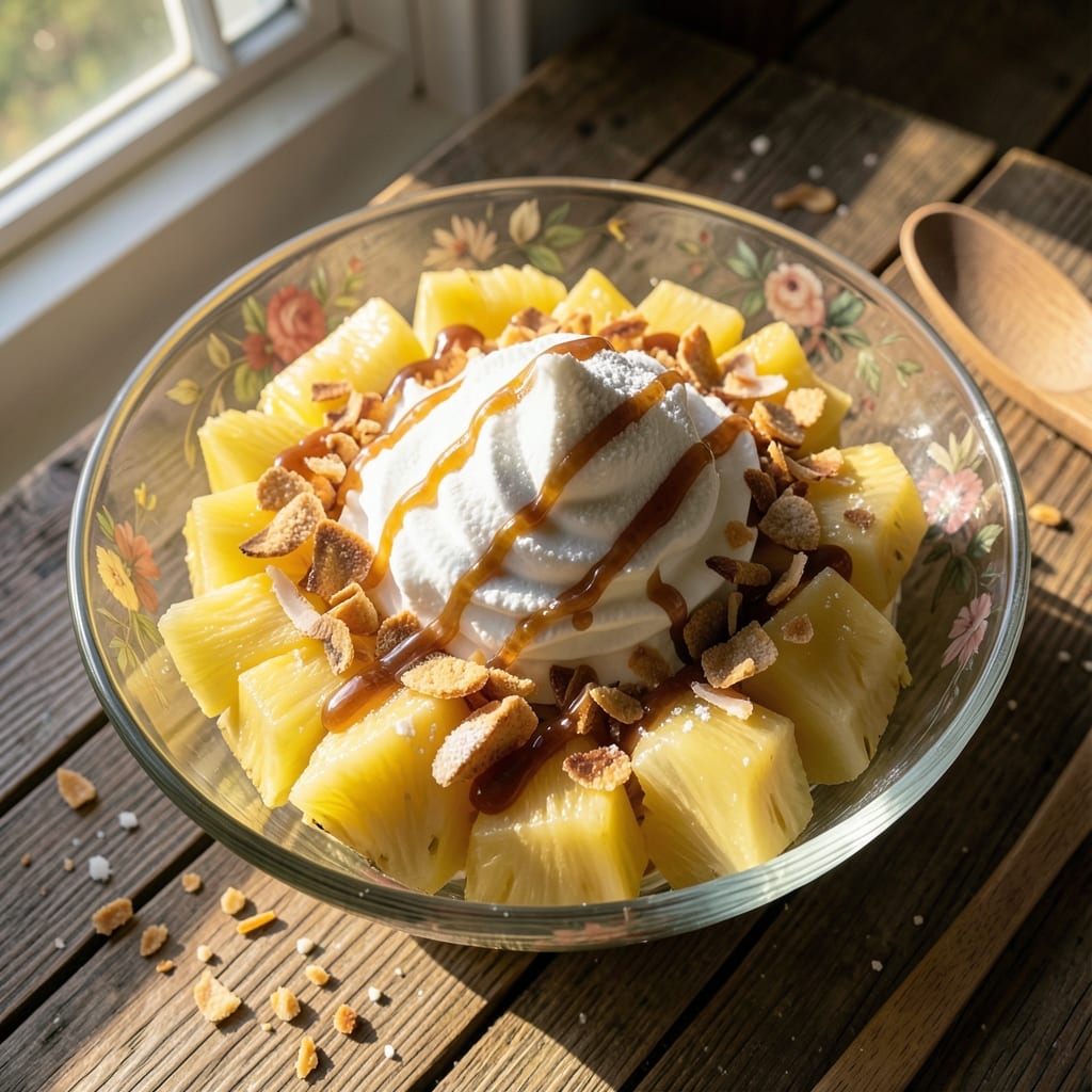Ambrosia Cake Recipe Pineapple: No-Bake Layers of Creamy Coconut and Juicy Fruit
