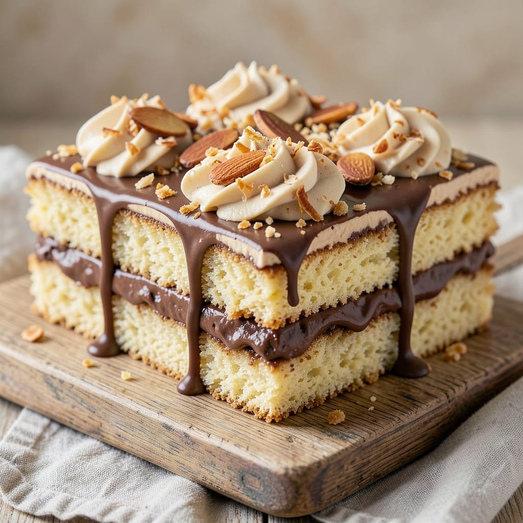 Almond Joy Sheet Cake Recipe: Toasted Coconut and Chocolate Swirl Magic