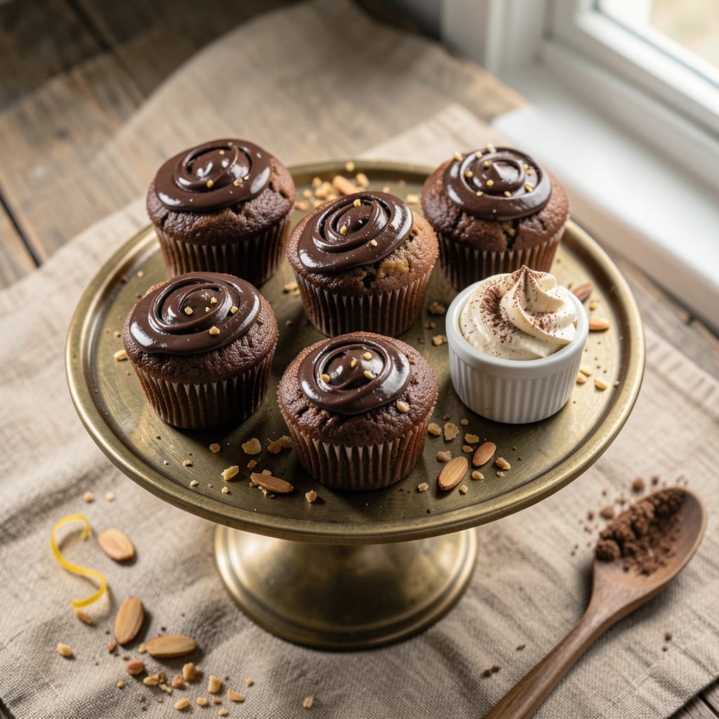 Almond Flour Chocolate Cupcakes Recipe: Gluten-Free Richness With Fudgy Hearts