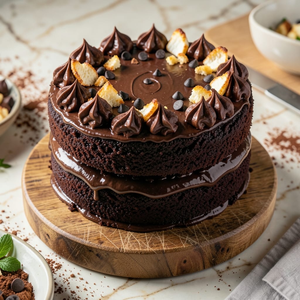 123-Layer Chocolate Cake Recipe: Decadent Fudge Swirls and Crispy Layers