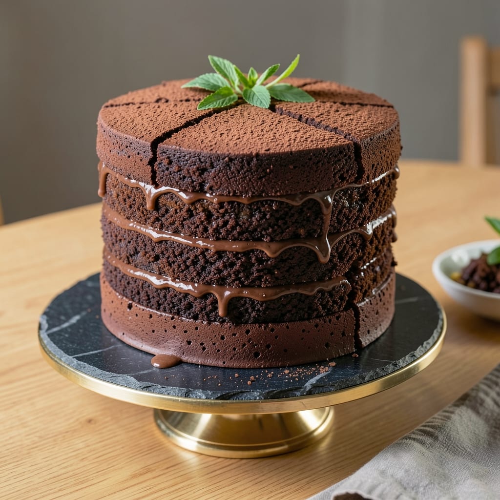 Alvin Zhou's 150-Hour Chocolate Cake Recipe: Layered Decadence with Vanilla-Almond Swirls