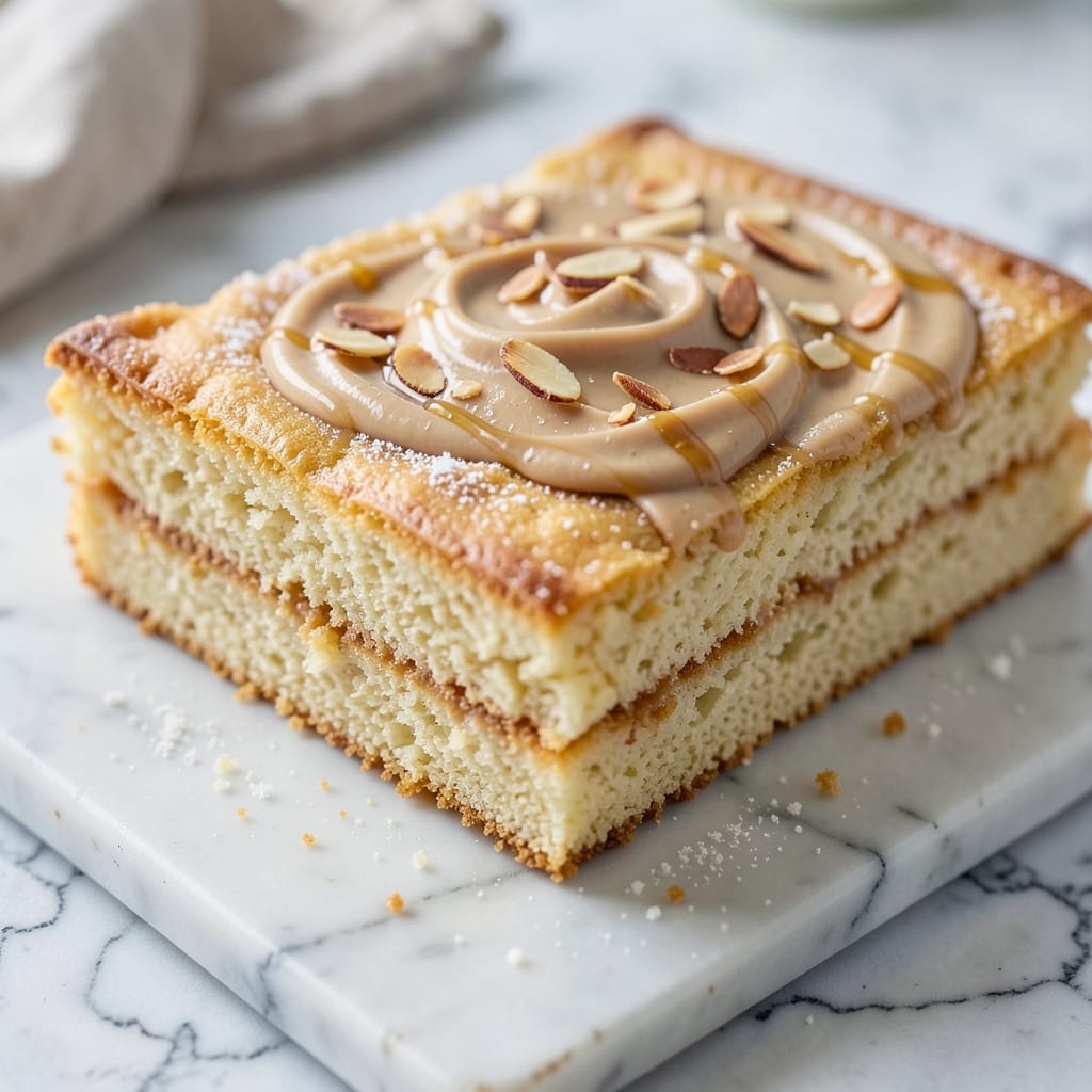 Marion's Kitchen Almond Sheet Cake Recipe: Nut-Filled Swirls and Buttery Shine
