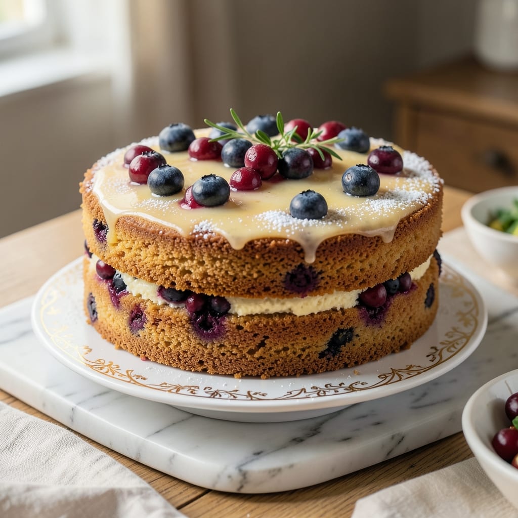 Almond Flour Blueberry Cake Recipe: Light-as-Air Crisp-Top Magic