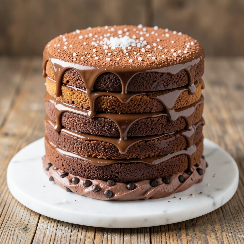 21 Layer Chocolate Cake Recipe: Velvety Layers and Fudgy Cocoa Crunch